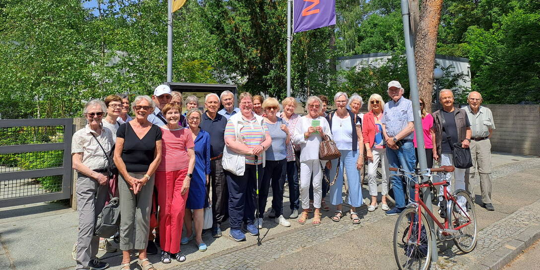 Gruppenfoto der Clubmitglieder bei einem Ausflug am 25. Juni 2025